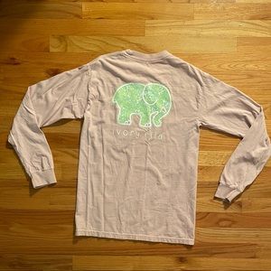 Ivory Ella Pink Classic Fit Long Sleeve